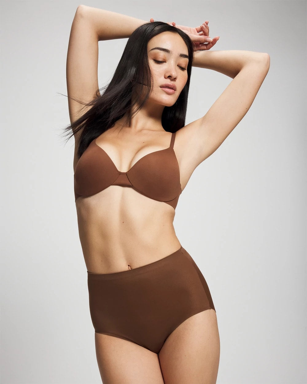 CINNAMON LATTE Mid Level High Waist Cooling Brief