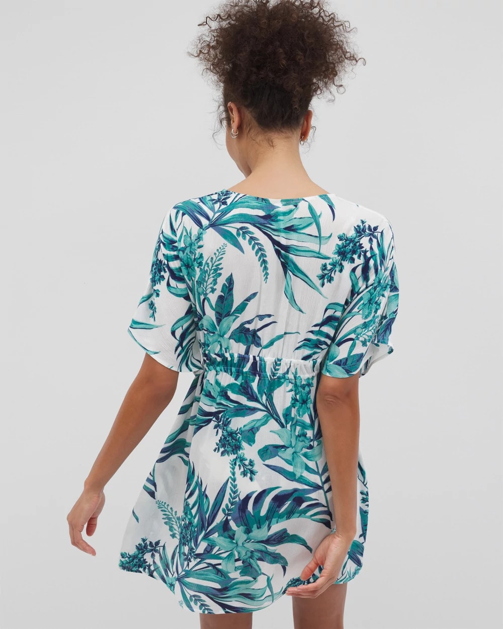 PALM PERFECT COCONUT Rayon Crepe Cover Up