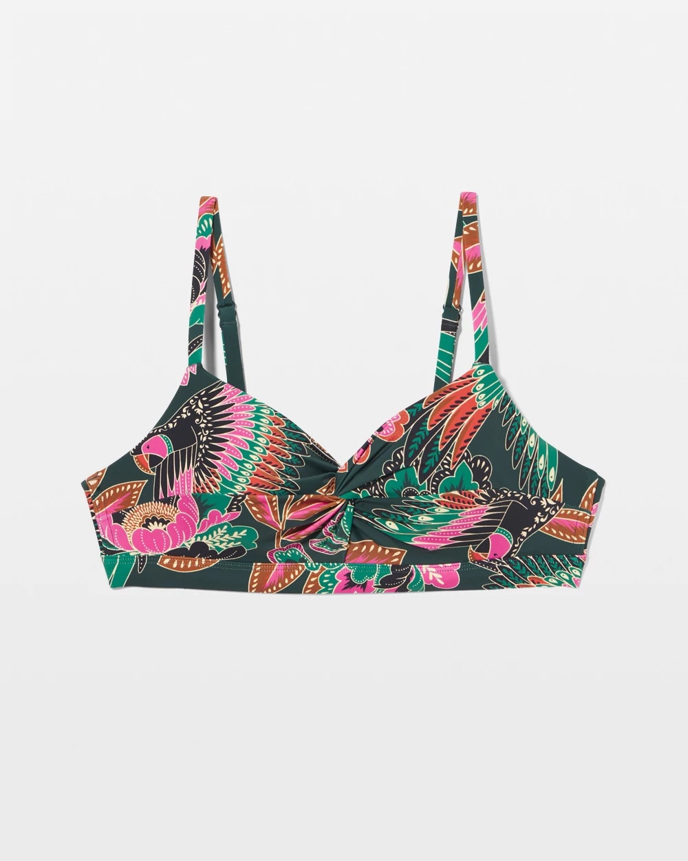 PARROT-ISE LUSH EMERALD Enbliss Wireless Bikini Top