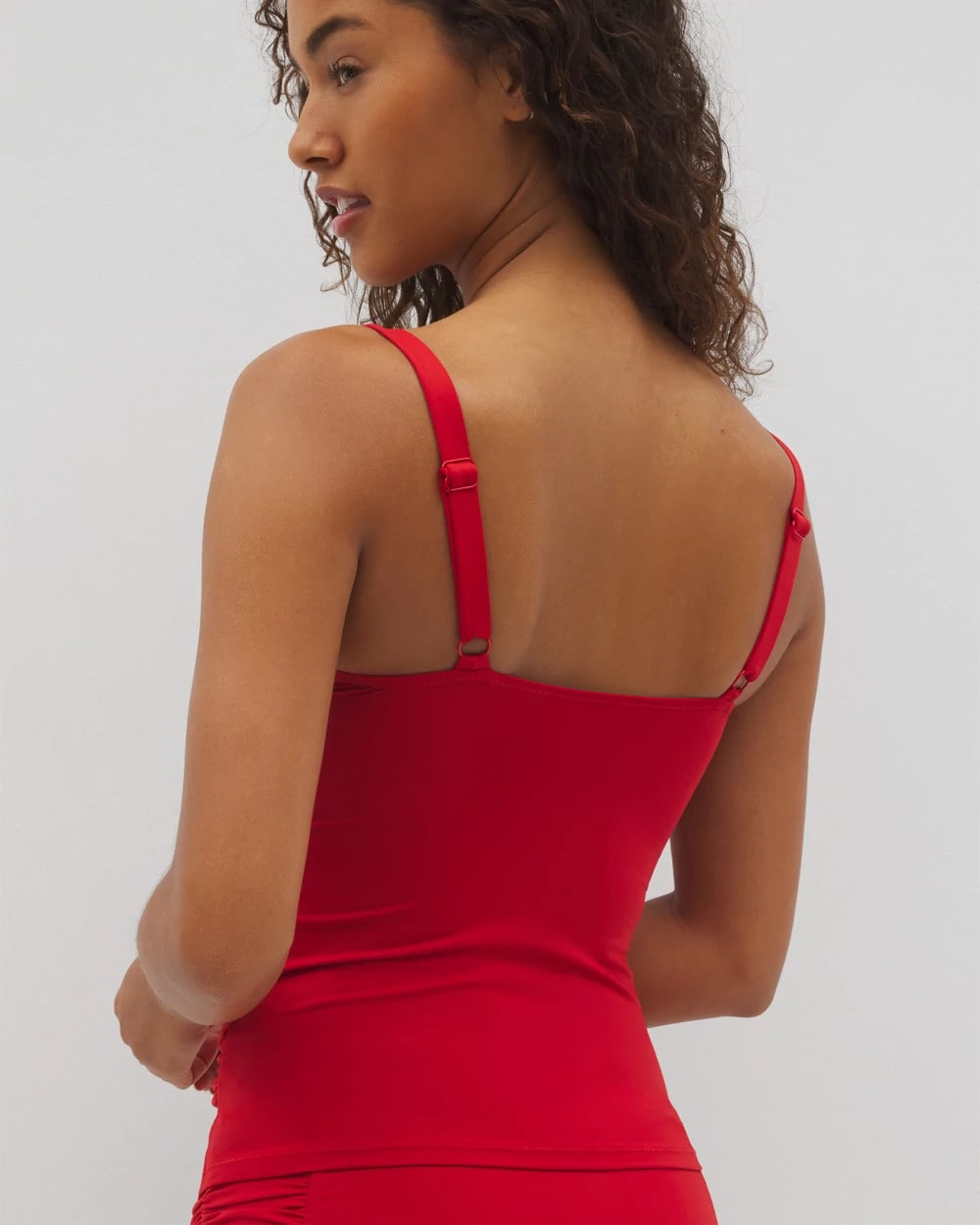 BARBADOS CHERRY V-Wire Tankini Top