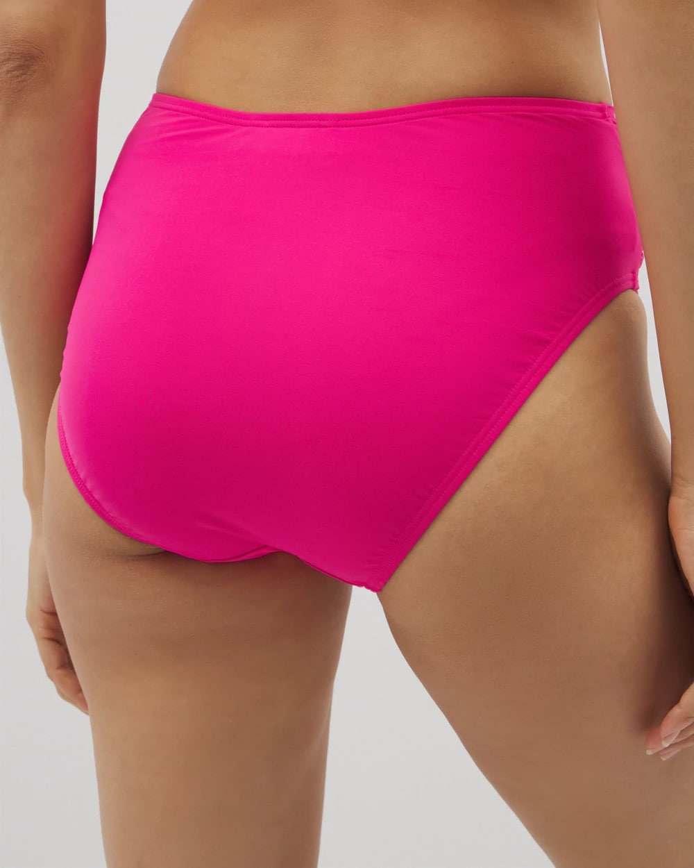 CAMELLIA ROSE Twist-Front Bikini Bottoms