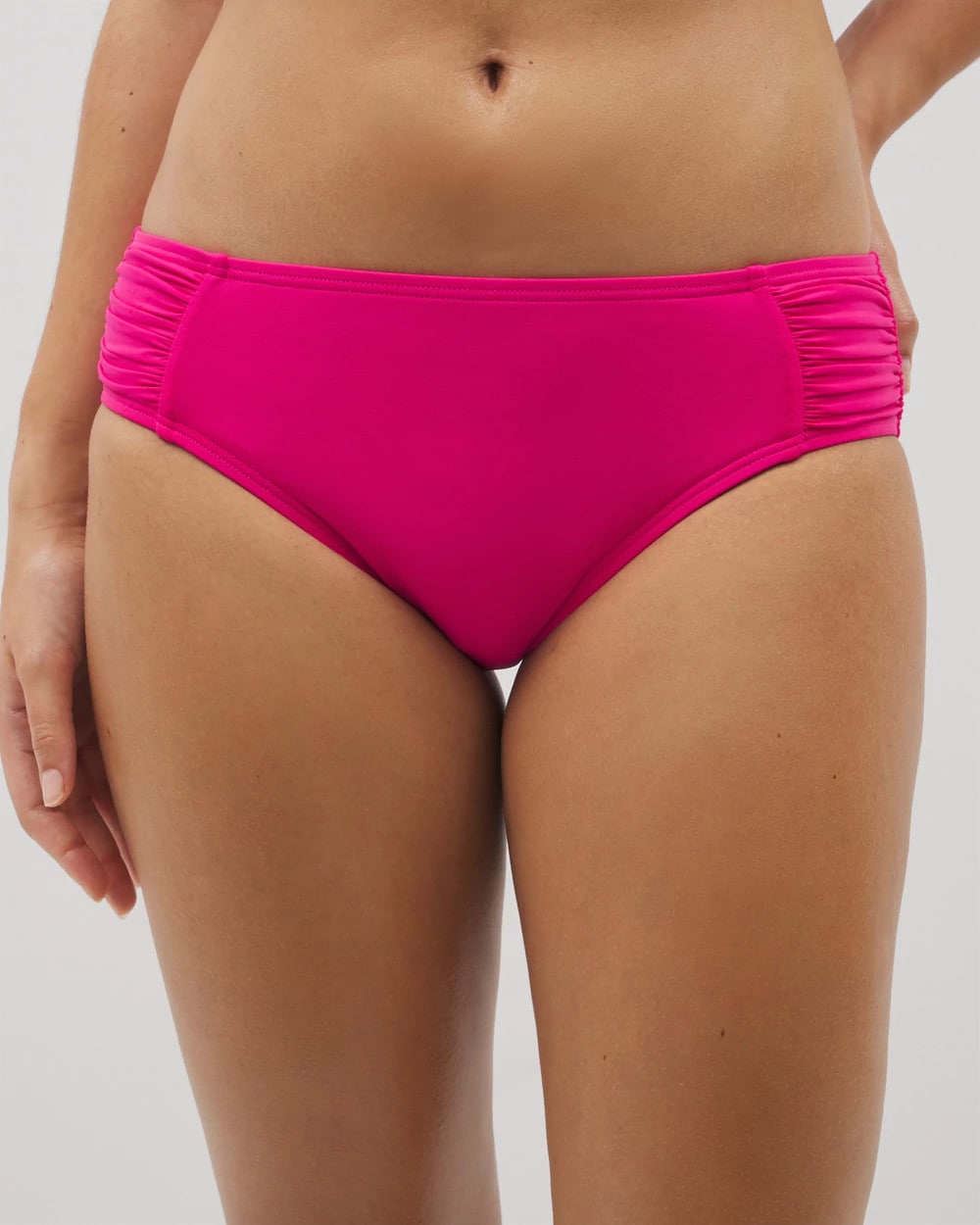 CAMELLIA ROSE Ruched Bikini Bottoms