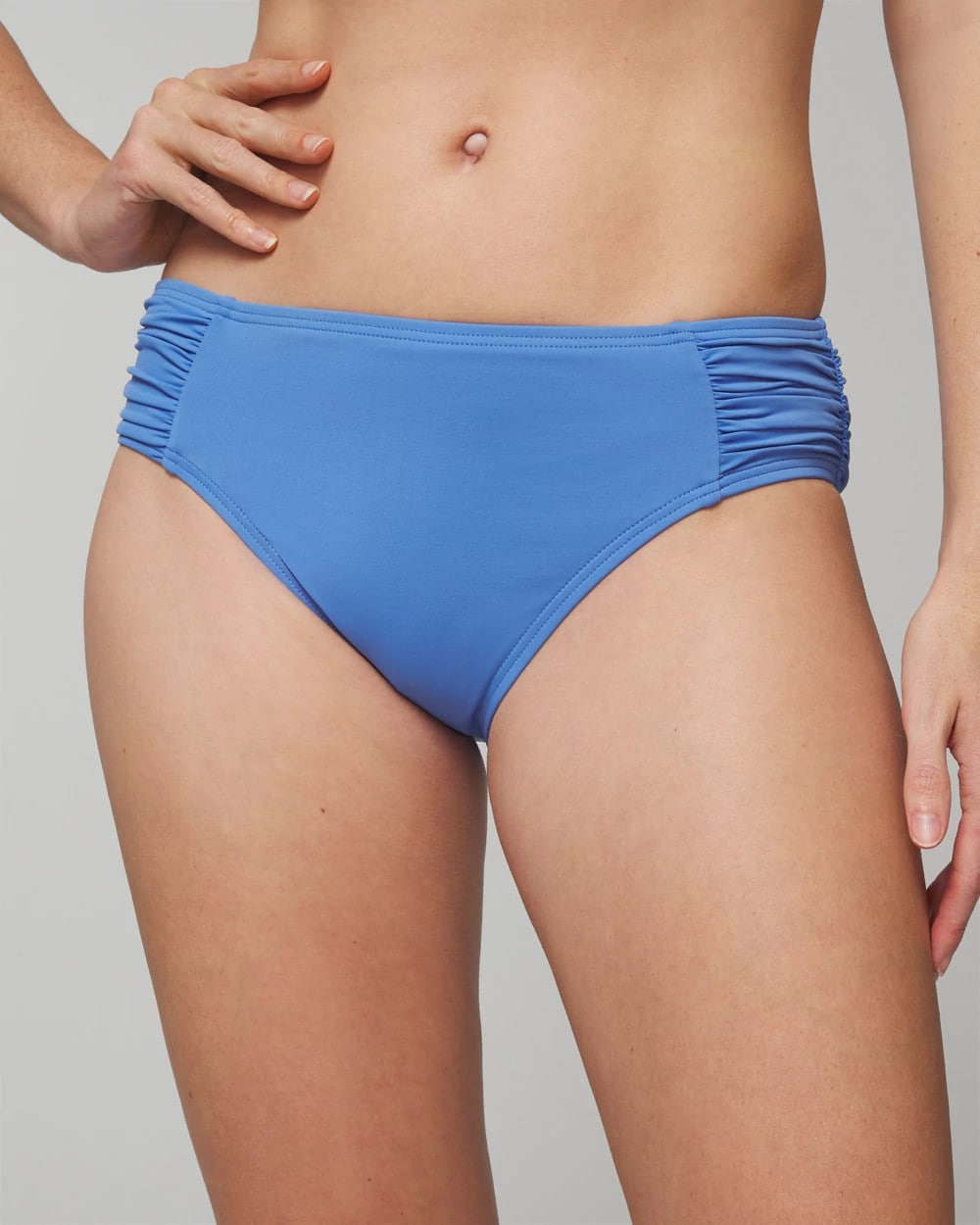FRENCH BLUE Ruched Bikini Bottoms