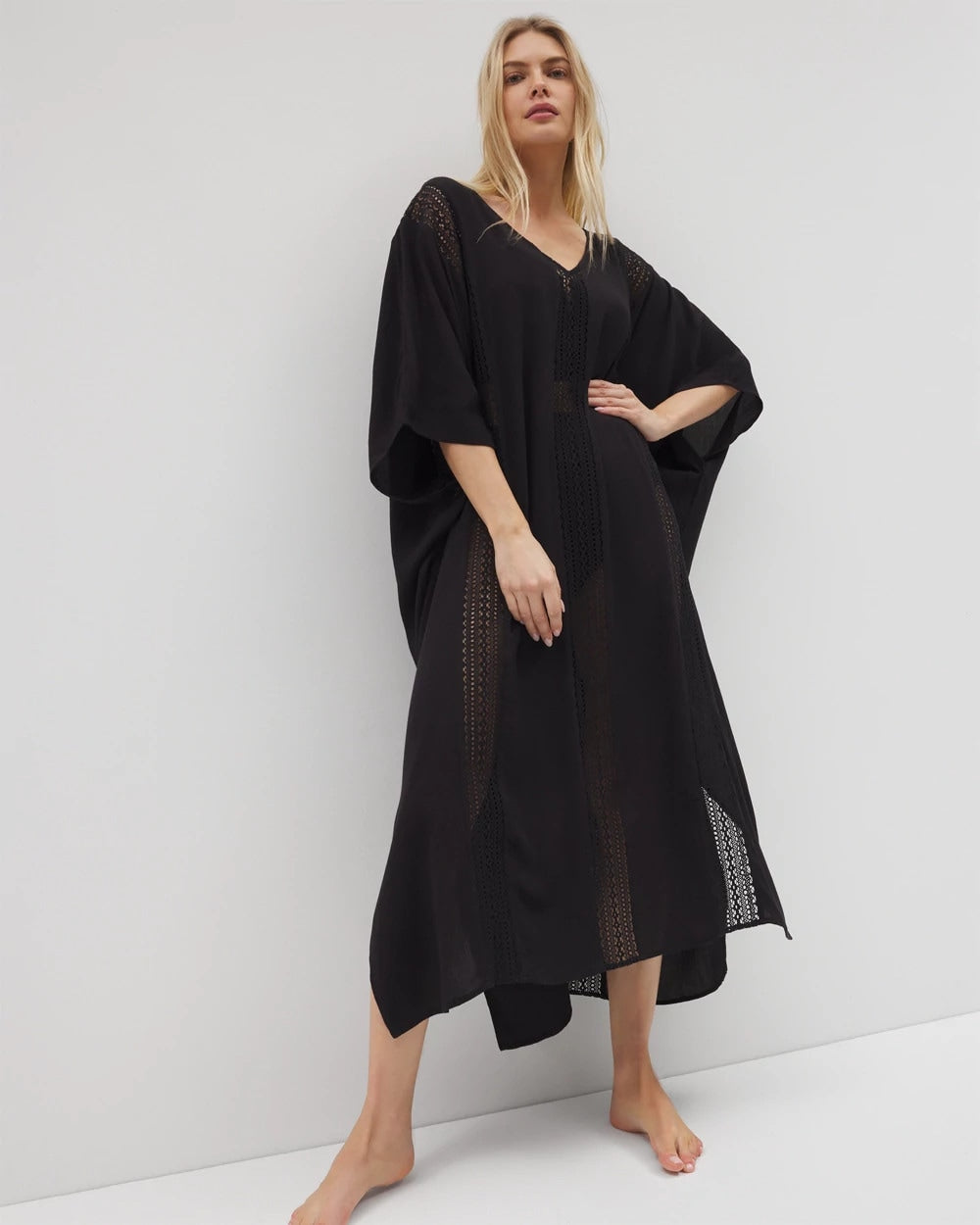 BLACK Caftan Cover-Up