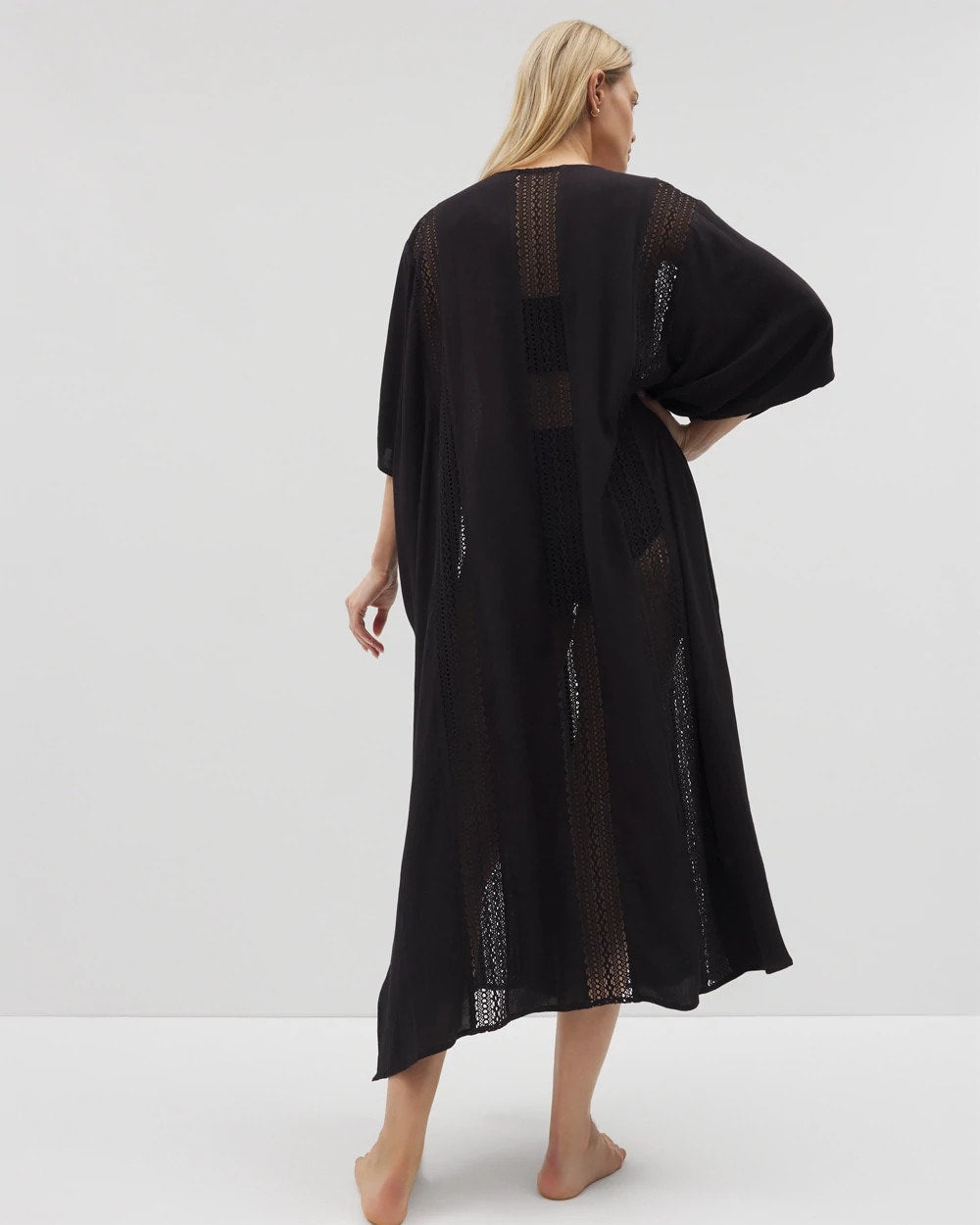 BLACK Caftan Cover-Up
