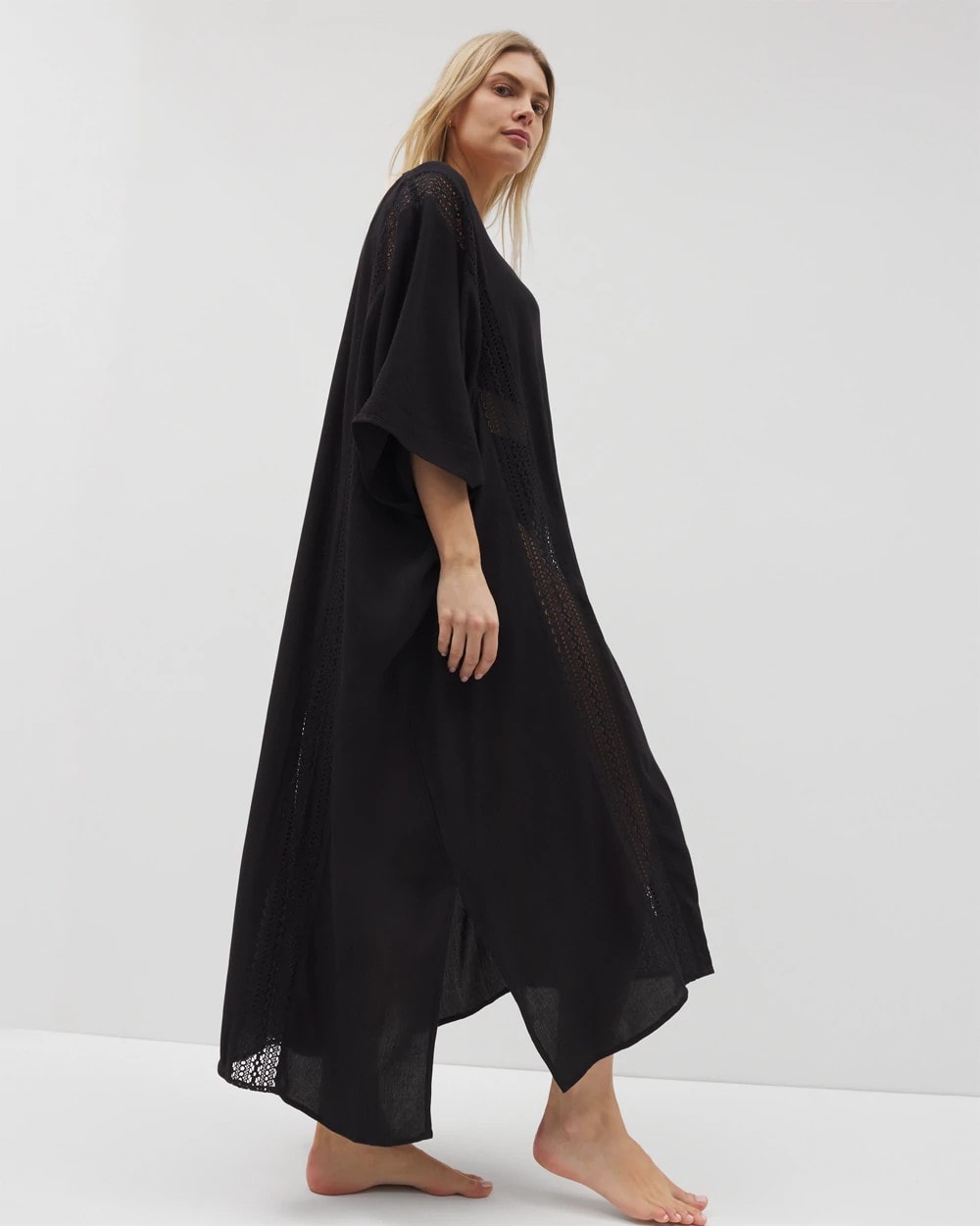 BLACK Caftan Cover-Up