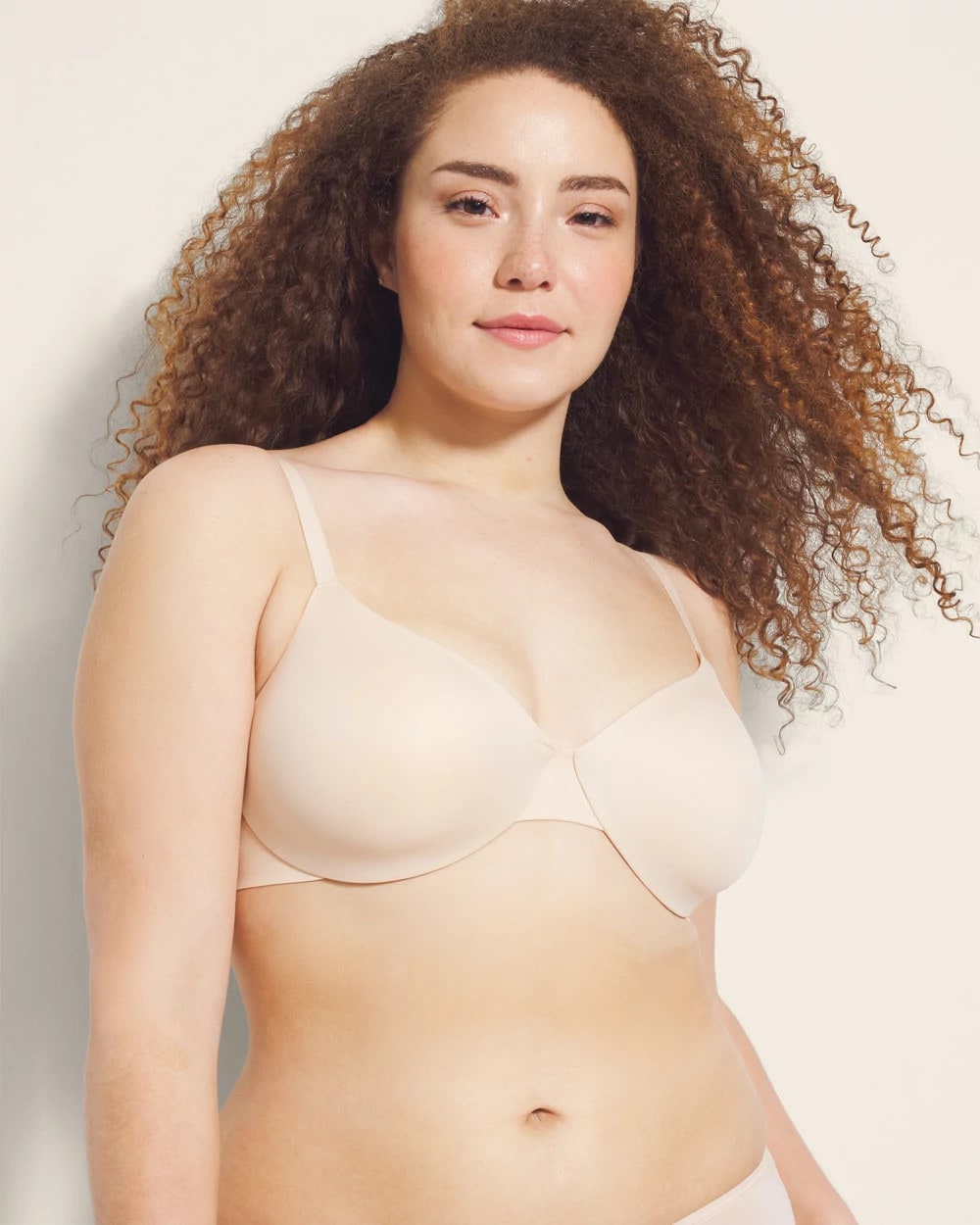 PALE SAND Unlined Perfect Coverage Bra