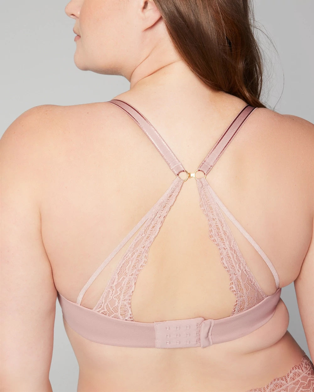 ADOBE ROSE Perfect Coverage Convertible Bra with Lace back