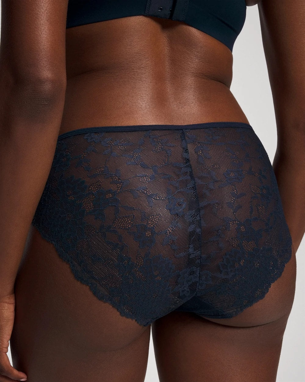 NIGHTFALL NAVY All-Over Lace Hipster