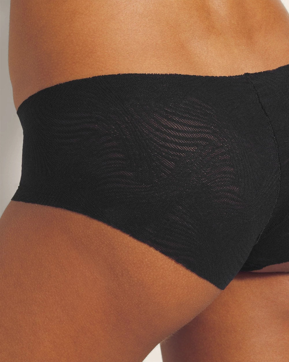 BLACK Hipster Panty with Lace